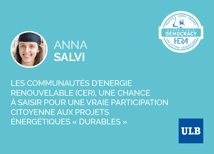 Anna Salvi, Lauréate HERA Award Sustainable Democracy 2024