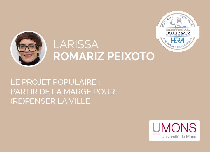 Larissa Romariz Peixoto, Lauréate HERA Doctoral Thesis Award 2024
