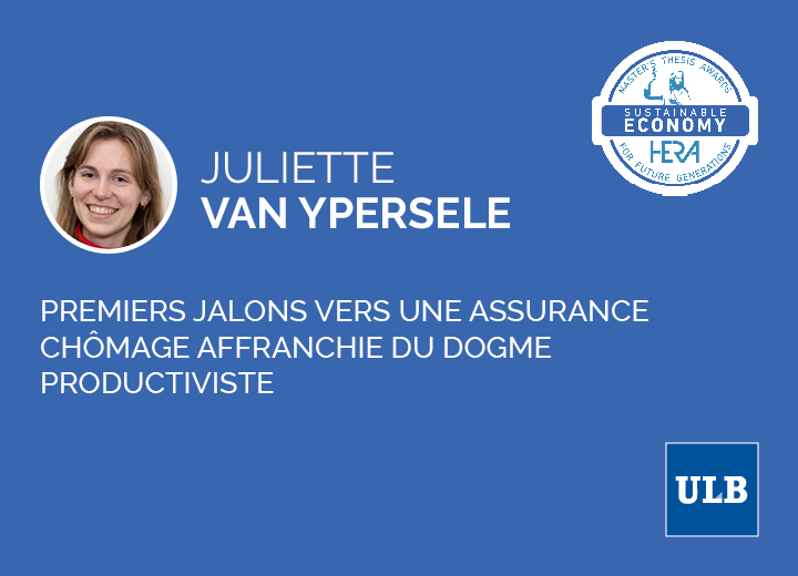 Juliette Van Ypersele, Lauréate HERA Award Sustainable Economy 2024