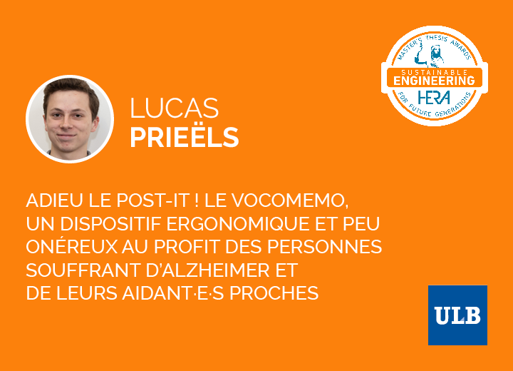 Lucas Priéëls, Lauréat HERA Award Sustainable Engineering 2024