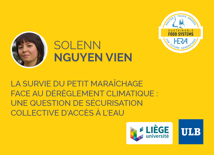 Solenn Nguyen Vien, Nominée HERA Award Sustainable Food Systems 2024