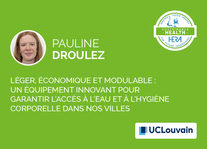 Pauline Droulez, HERA Award Sustainable Health 2024