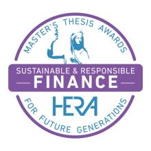 Logo Master's Thesis Award – Sustainable & Responsible Finance